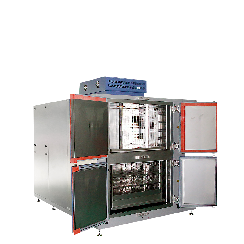 大型雙開門冷熱沖擊試驗箱示意圖
